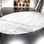 Vloerkleed, M-Ray, Ovaal, Grijs / Taupe